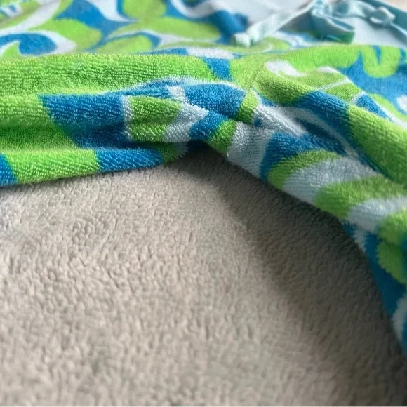 PINK Victoria's Secret Vintage Y2K Retro Hippie Paisley Swirl Terry Towel Pants - Picture 8 of 14